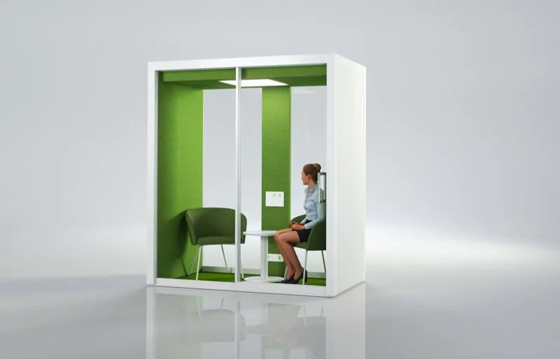Acoustic pods to create safer and more productive spaces